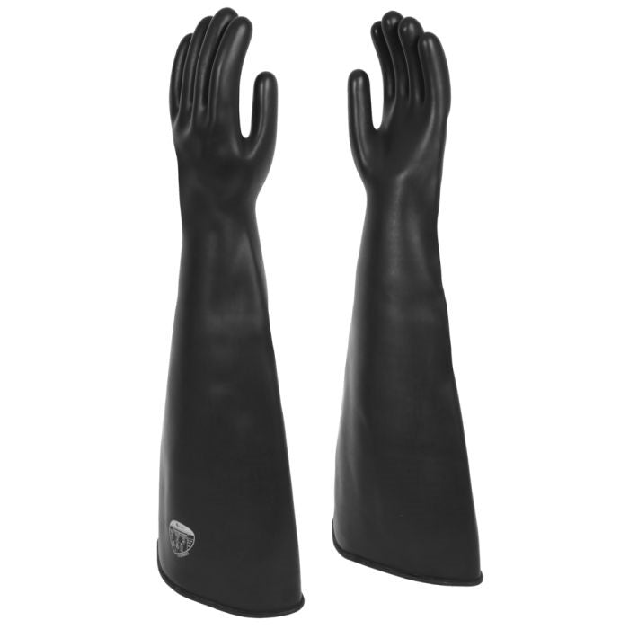 Polyco Chemprotec SC109 66cm 26 Inch Heavyweight Black Latex Gauntlets Polyco Healthline