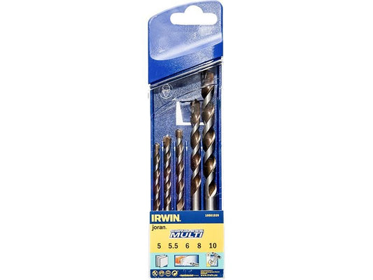 Irwin Cordless Multi-Purpose Drill Bit Set 5 Piece 5-10mm - 10501939 IRWIN