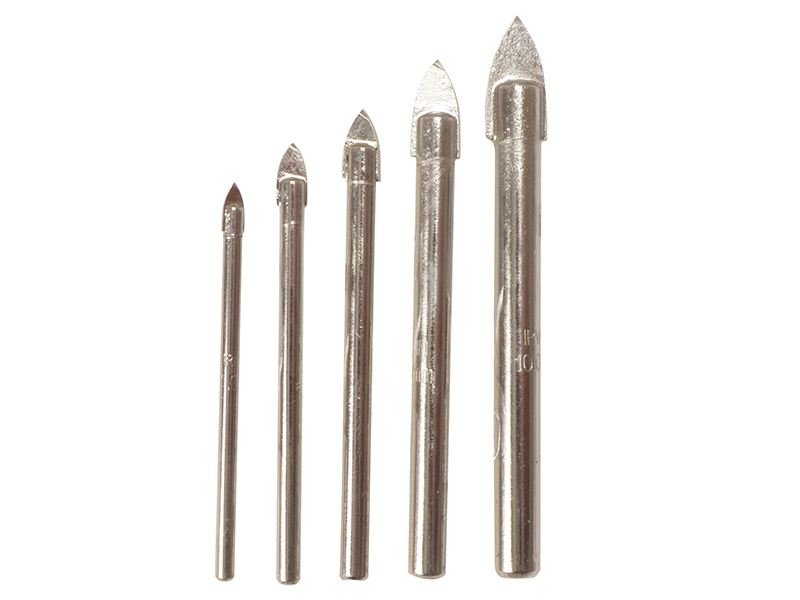 Irwin Glass & Tile Drill Bit Set Of 5 - 10507912 IRWIN