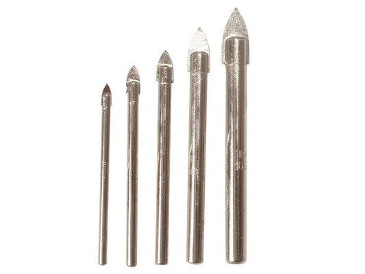 Irwin Glass & Tile Drill Bit Set Of 5 - 10507912 IRWIN