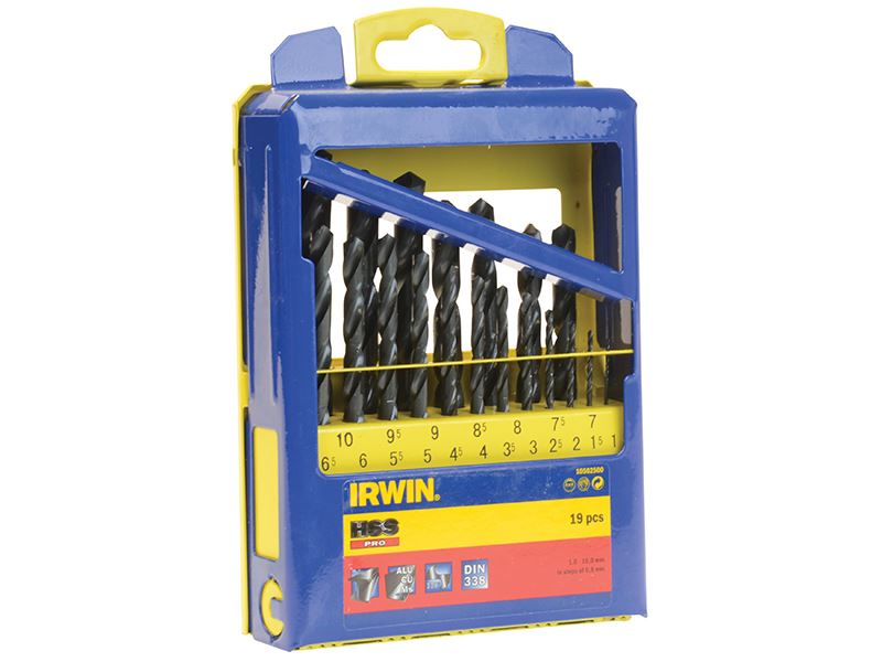 Irwin Hss Pro Drill Bit Set Of 19 - 10502500 IRWIN