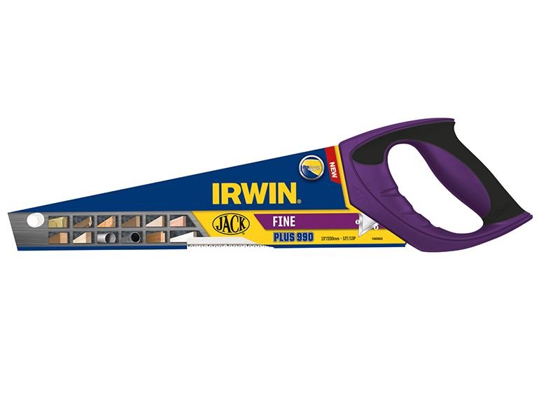 Irwin Jack 990uhp Fine Junior / Toolbox Handsaw Soft-Grip 335mm 13in 12 Tpi IRWIN