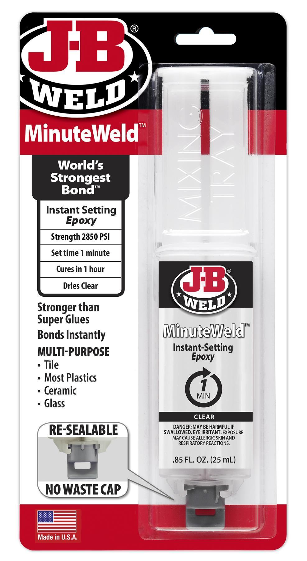 JB Weld MinuteWeld Instant Setting Epoxy Adhesive 25ml JB Weld