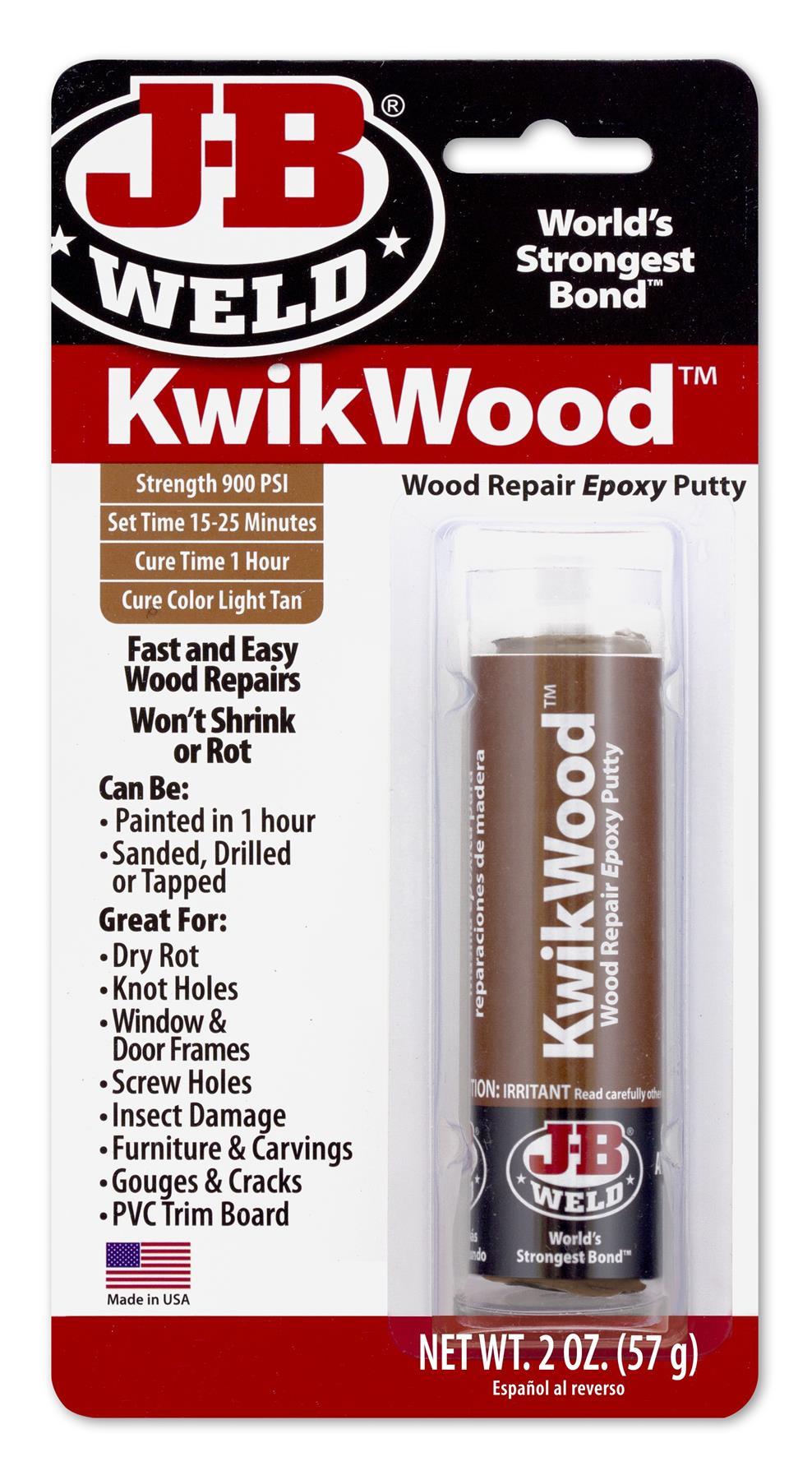 JB Weld Kwikwood Wood Repair Epoxy 57g JB Weld