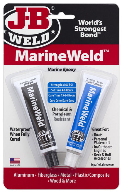 JB Weld MarineWeld Waterproof Epoxy Adhesive JB Weld