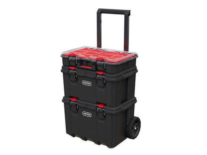 Keter 251491 Stack n Roll Modular Tool Box System With Wheels Keter