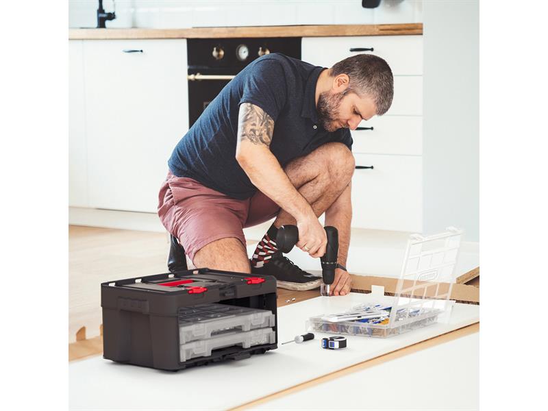 Keter 253380 Stack N Roll 3-Set Organiser Keter