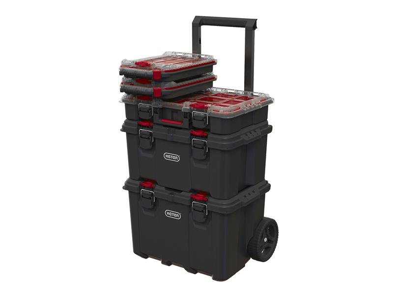 Keter 253381 Stack N Roll Half Footprint Organiser Keter