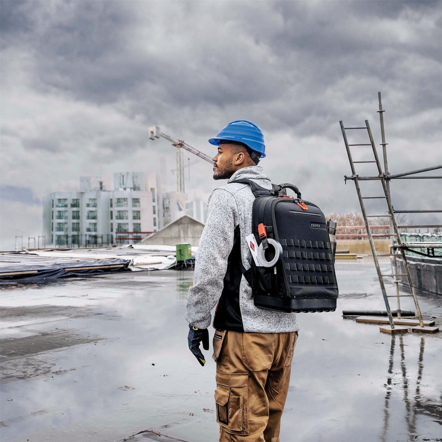 Knipex 00 21 50 E Tool Backpack Kit X18 Electric 22 parts 530mm Knipex