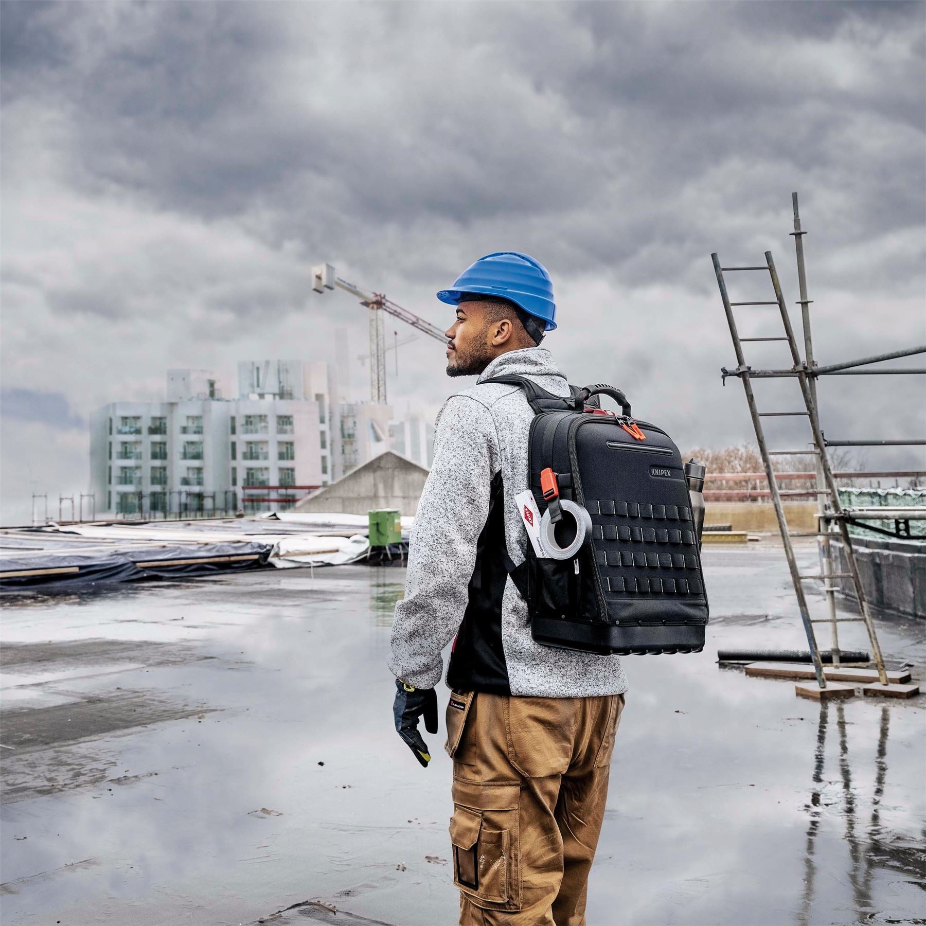 Knipex 00 21 50 E Tool Backpack Kit X18 Electric 22 parts 530mm Knipex