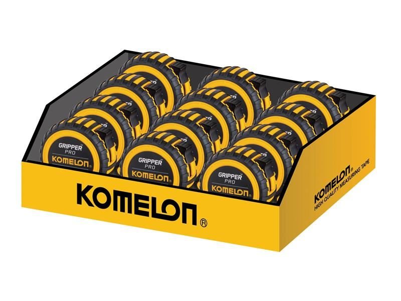 Komelon Gripper Tape 8m/26ft Width 25mm Display Of 12 Komelon