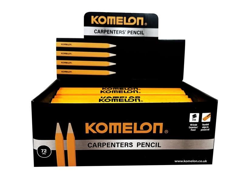 Komelon Hb Carpenter's Pencils Box Of 72 Komelon
