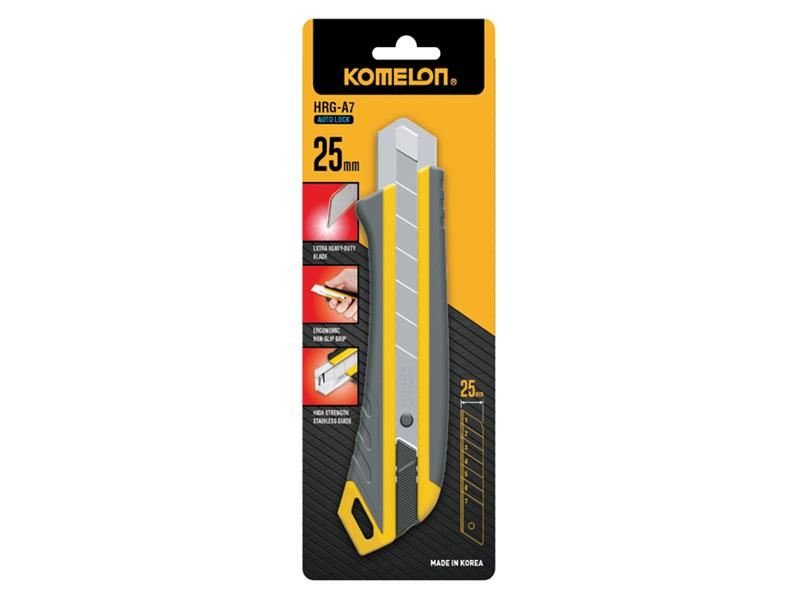Komelon Hr-Ga7 Autolock Snap-Off Knife 25mm Komelon
