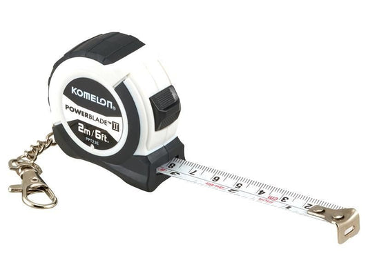 Komelon Powerblade Ii Pocket Key Ring Tape 2m/6ft Width 13mm Komelon