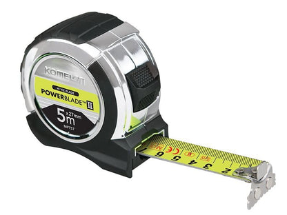 Komelon Powerblade Ii Pocket Tape 5m Width 27mm Metric Only Komelon