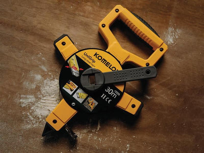 Komelon Unigrip Long Steel Tape 30m/100ft Width 13mm Komelon