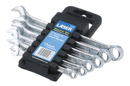 Laser Tools 0156 Combination Spanner Set 8 - 17mm 6pc Laser Tools