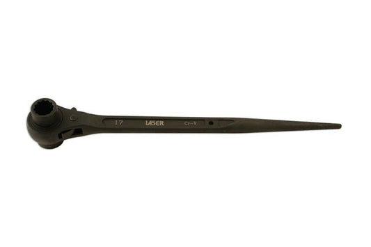 Laser Tools 0187 Ratchet Podger Spanner 17mm x 21mm Laser Tools