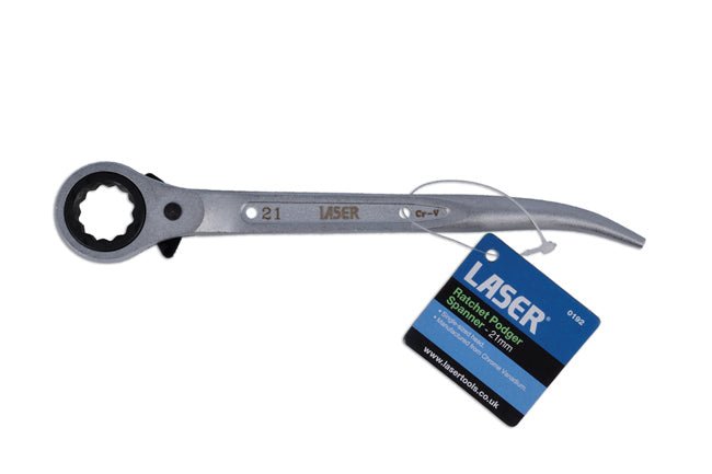 Laser Tools 0192 Ratchet Podger Spanner 21mm Laser Tools
