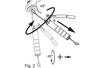 Laser Tools 0241 Grease Gun 500cc Laser Tools