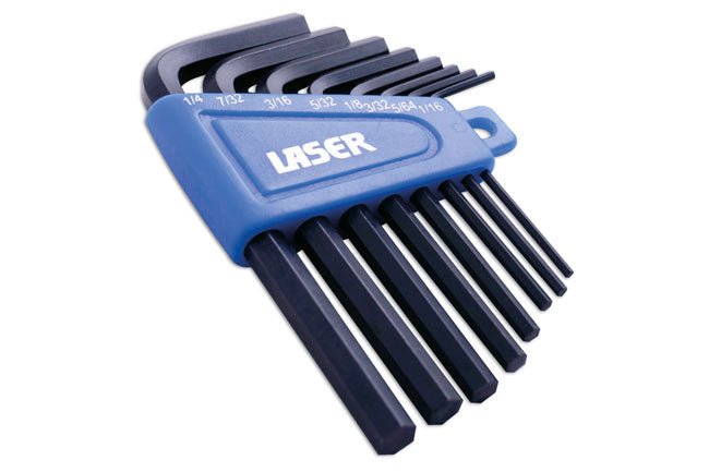 Laser Tools 0267 Imperial Hex Key Set 8pc Laser Tools
