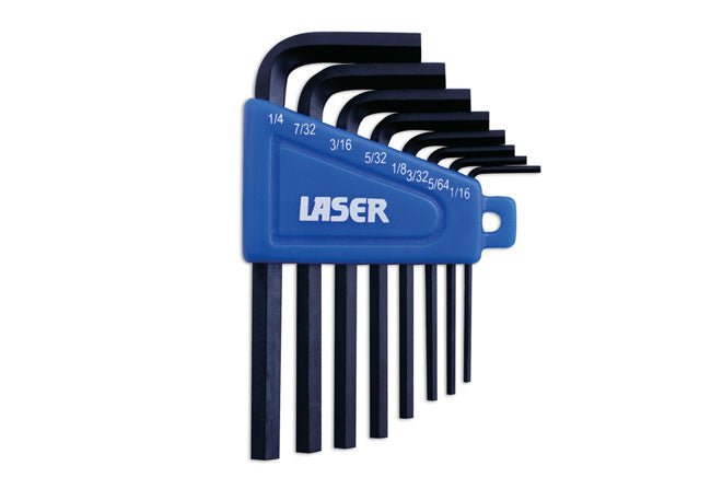 Laser Tools 0267 Imperial Hex Key Set 8pc Laser Tools