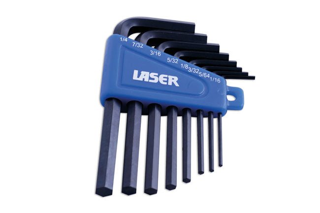 Laser Tools 0267 Imperial Hex Key Set 8pc Laser Tools