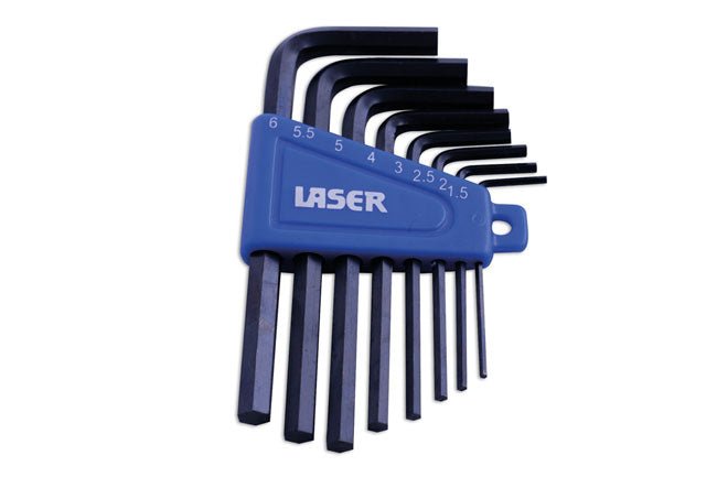 Laser Tools 0268 Metric Hex Key Set 8pc Laser Tools