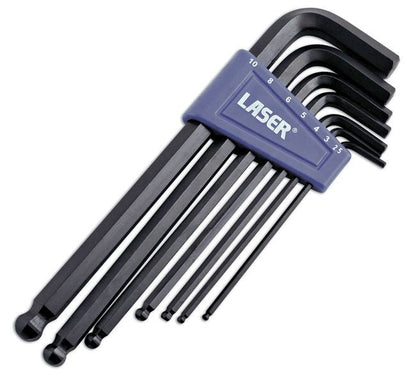 Laser Tools 0272 Ball End Hex Key Set 7pc Laser Tools