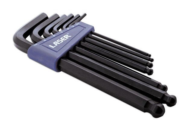 Laser Tools 0272 Ball End Hex Key Set 7pc Laser Tools