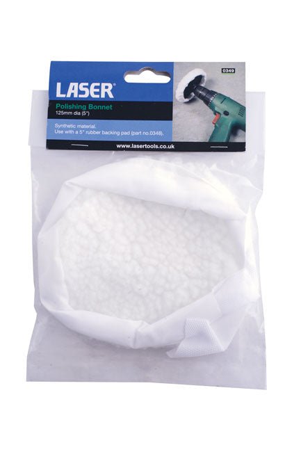 Laser Tools 0349 Polishing Bonnet 125mm Laser Tools