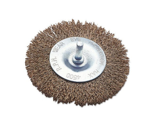 Laser Tools 0353 Wire Brush, Flat Type 4" 100mm Laser Tools