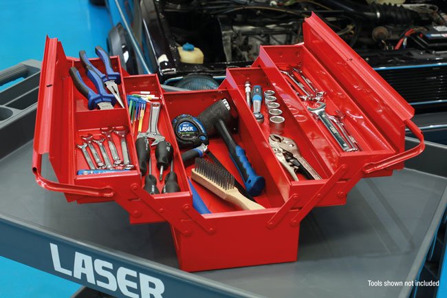 Laser Tools 0481 Tool Box - 5 Tray 425mm (17") Laser Tools