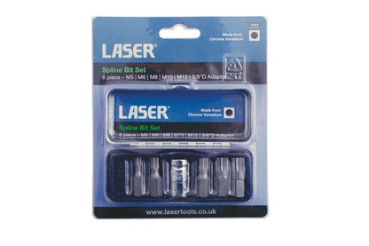 Laser Tools 0592 Spline Bit Set 6pc Laser Tools