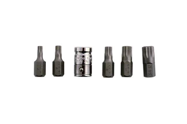 Laser Tools 0592 Spline Bit Set 6pc Laser Tools