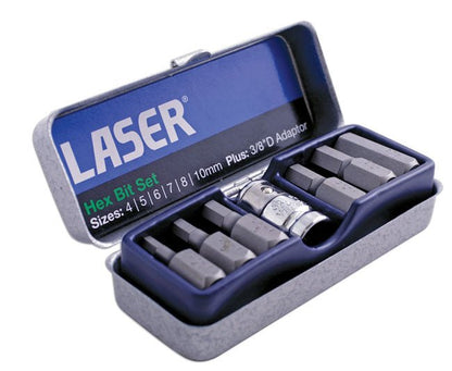 Laser Tools 0593 Hex Bit Set 7pc Laser Tools