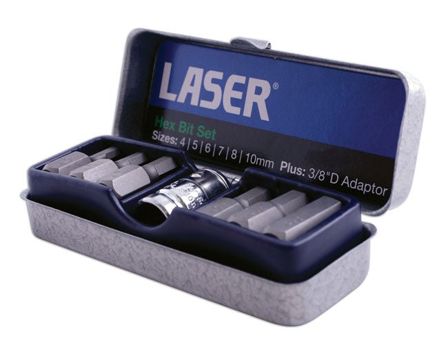 Laser Tools 0593 Hex Bit Set 7pc Laser Tools