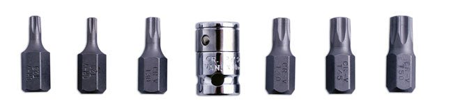 Laser Tools 0595 Star Bit Set 7pc Laser Tools