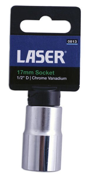 Laser Tools 0813 Socket 1/2"D 17mm Laser Tools