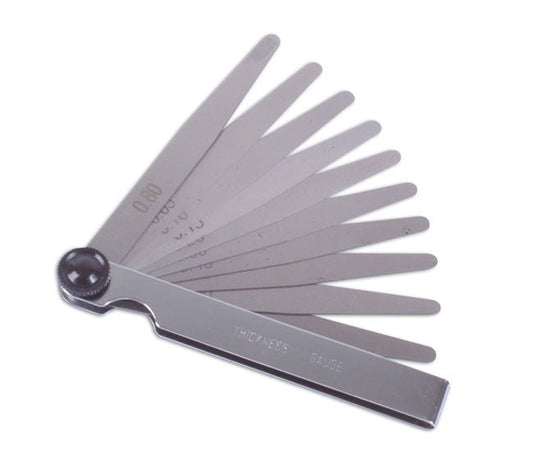 Laser Tools 0869 Metric Feeler Gauge - 10 Blades Laser Tools