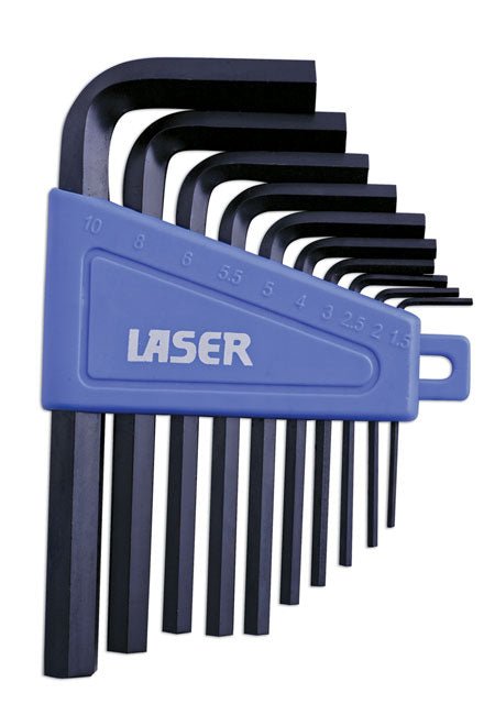 Laser Tools 0952 Metric Hex Key Set 10pc Laser Tools