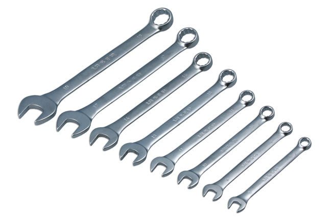 Laser Tools 1571 Combination Spanner Set 8 - 19mm 8pc Laser Tools