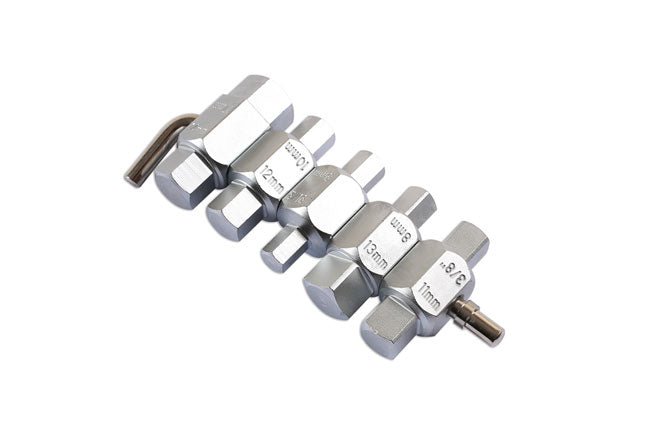 Laser Tools 1580 Drain Plug Key Set 5pc Laser Tools