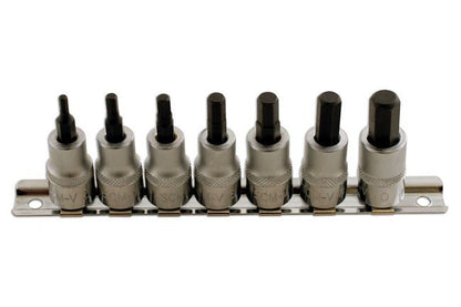 Laser Tools 1791 Hex Socket Bit Set 3/8"D 7pc Laser Tools