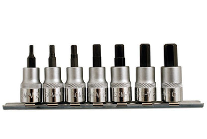 Laser Tools 1791 Hex Socket Bit Set 3/8"D 7pc Laser Tools