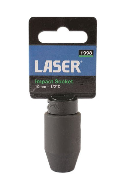 Laser Tools 1998 Impact Socket 1/2"D 10mm Laser Tools