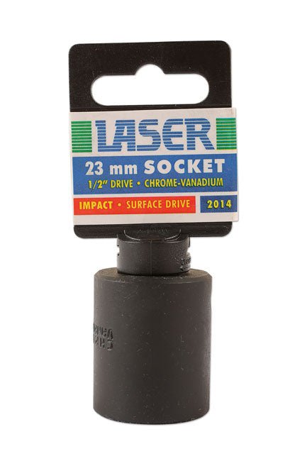 Laser Tools 2014 Impact Socket 1/2"D 23mm Laser Tools