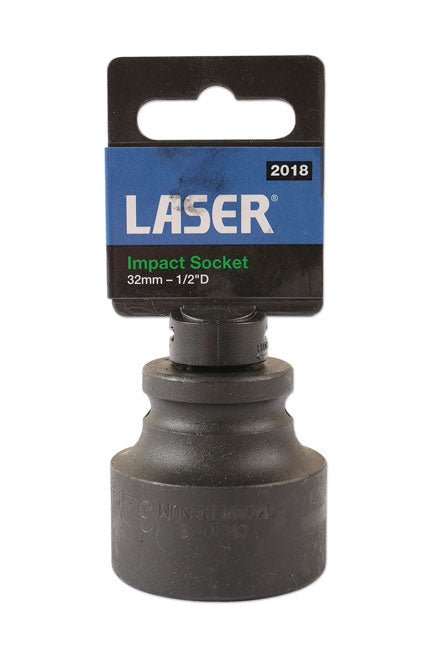 Laser Tools 2018 Impact Socket 1/2"D 32mm Laser Tools