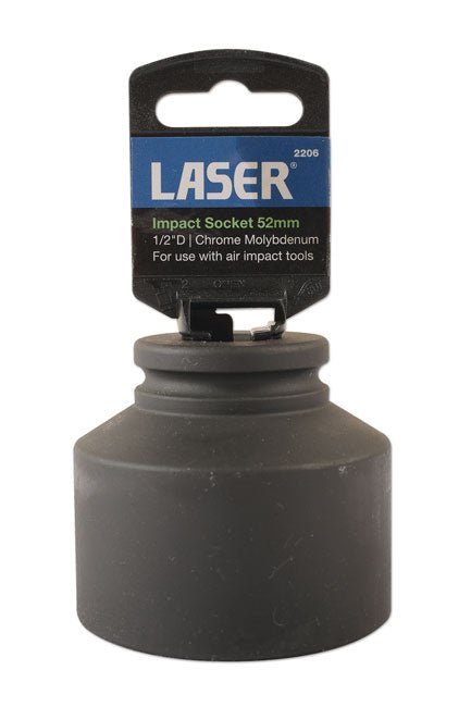 Laser Tools 2206 Hub Nut Socket 1/2"D 52mm Laser Tools