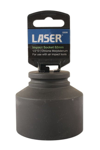Laser Tools 2206 Hub Nut Socket 1/2"D 52mm Laser Tools